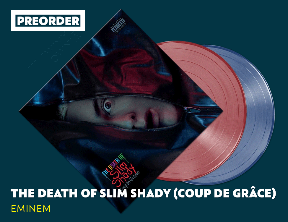 EMINEM THE DEATH OF SLIM SHADY (COUP DE GRÂCE) 2LP RED &amp; BLUE