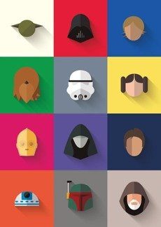 Star Wars - Icon Set PLAKAT