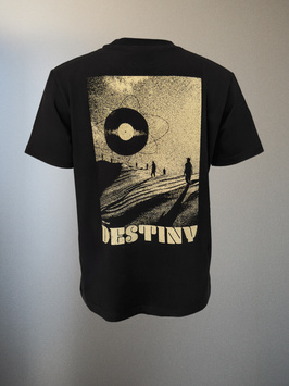 T-SHIRT DESTINY DIGGER X WINYLOWNIA BLACK