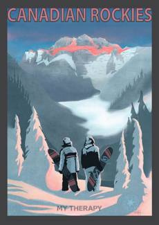 Snowboard Therapy PLAKAT