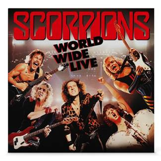 SCORPIONS World Wide Live (transparent Orange Colour Vinyl) 2LP