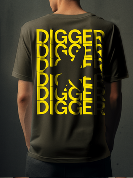 T-SHIRT DIGGER BACK KHAKI