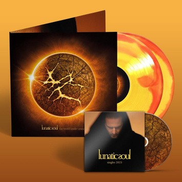 LUNATIC SOUL The World Under Unsun SUNBURST ORANGE/YELLOW 2LP