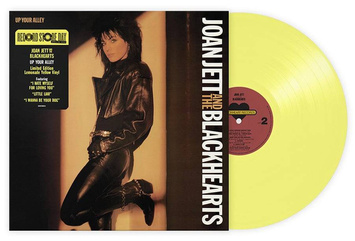 JOAN JETT & THE BLACKHEARTS Up Your Alley LP YELLOW