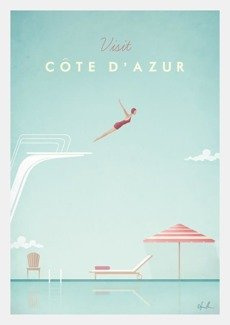 Côte d'Azur PLAKAT