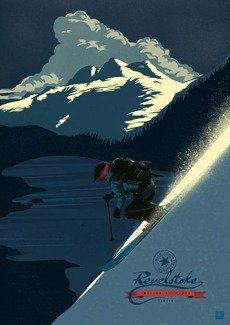 Revelstoke Canada PLAKAT