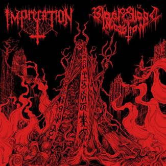 IMPRECATION BLACK BLOOD INVOCATION Diabolical Flames Of The Ascended Plague LP