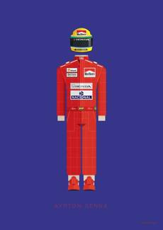 Ayrton Senna PLAKAT