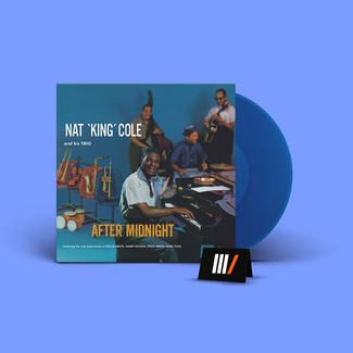 NAT KING COLE After Midnight LP BLUE