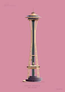 Space Needle PLAKAT