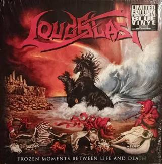 LOUDBLAST Frozen Moments Between Life & Death BLUE LP