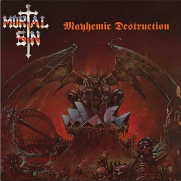 MORTAL SIN Mayhemic Destruction SILVER LP