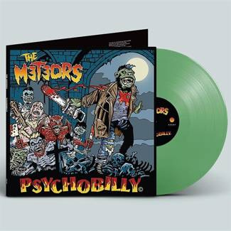 METEORS, THE Psychobilly GREEN LP