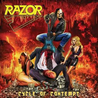 RAZOR Cycle Of Contempt YELLOW LP