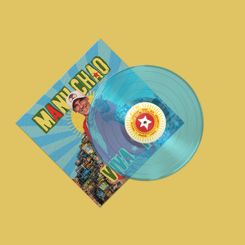 MANU CHAO Viva Tu LP Blue Crystal Clear