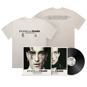 LP Black + T-SHIRT DAMIANO DAVID Funny Little Fears