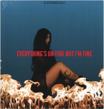 AS DECEMBER FALLS Everything's On Fire But I'm Fine SPLATTER LP