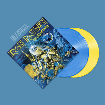 IRON MAIDEN Live After Death 40th Anniversary 2LP BLUE & YELLOW RSD 2025