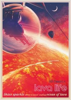 Planeta 55 Cancri e PLAKAT