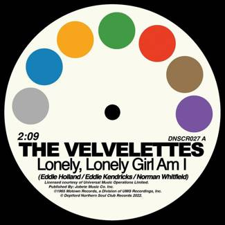 THE VELVETTES & GLADYS KNIGHT & THE PIPS Lonely Lonely Girl Am I No One Could Love You More EP