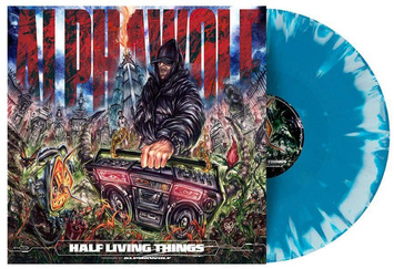 ALPHA WOLF Half Living Things BLUE LP