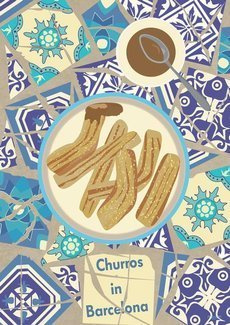 Churros PLAKAT