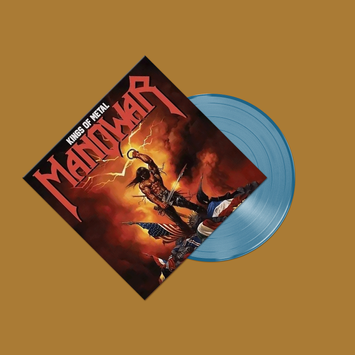 MANOWAR Kings Of Metal LP Blue