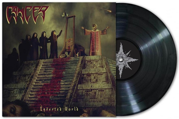 CANCER Inverted World BLACK LP