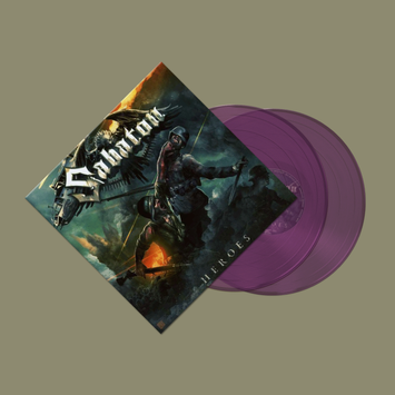 SABATON Heroes 10th Anniversary LP Violet Transparent