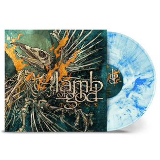 LAMB OF GOD Omens MARBLED - WHITE SKY BLUE 2LP