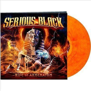 SERIOUS BLACK Rise Of Akhenaton ORANGE RED LP