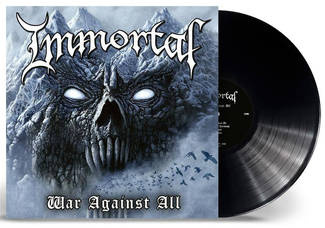 IMMORTAL War Against All BLACK LP