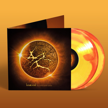 LUNATIC SOUL The World Under Unsun SUNBURST ORANGE/YELLOW 2LP