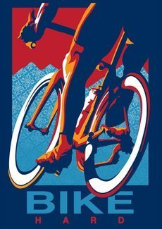 Bike Hard PLAKAT