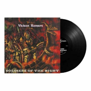 VICIOUS RUMORS Soldiers Of The Night BLACK LP