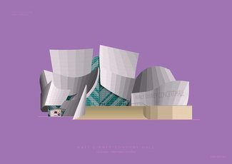 Walt Disney Concert Hall PLAKAT