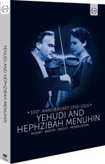 MENUHIN, YEHUDI/HEPZIBAH MENUHIN Euroarts - Mozart (1967), Mendelssohn (1968), Bartok, Enescu (1972) DVD DISC