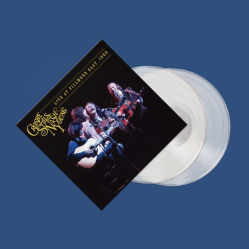 CROSBY, STILLS, NASH & YOUNG Live At Fillmore East, 1969 2LP Clear