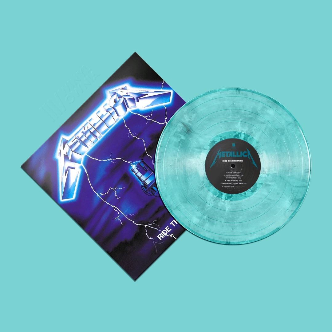 Metallica - Ride The Lightning Ltd. Electric Blue - Colored Vinyl