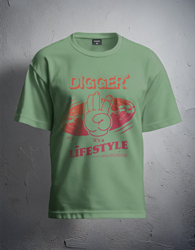 T-SHIRT LIFESTYLE DIGGER GREEN