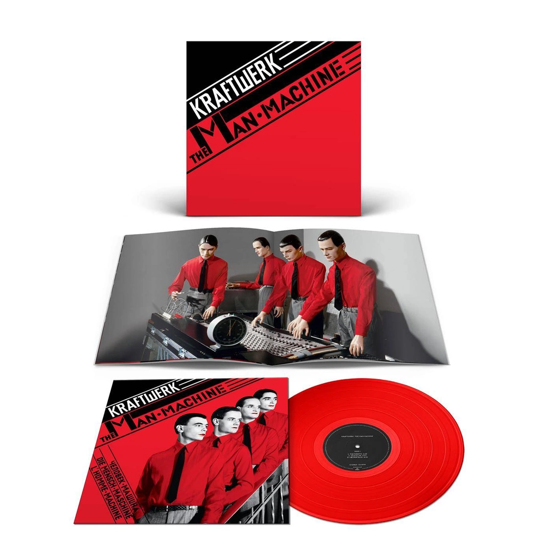 ◎KRAFTWERK THE MAN MACHINE Vinyl レコード KRAFTWERK The Man-Machine LP Red Vinyl - Sklep internetowy