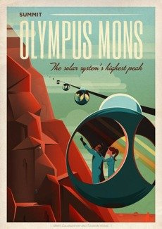 Mars - Olympus Mons PLAKAT